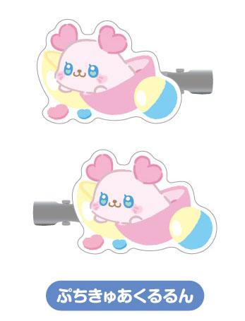 [預訂] PetiteCure 瀏海夾，兩個庫露露角色髮夾，粉色造型。