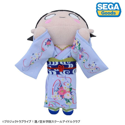 [預訂] Love Live!蓮之空女學院學園偶像俱樂部 躺臥 毛公仔 “百生吟子-加賀友禪合作款服裝”(S)《25年12月預約》