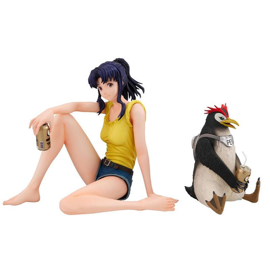 [Pre-order] GALS series Evangelion new theatrical version Misato Katsuragi &amp; Penguin Ver.吐 Completed model "Pre-order for October 24"