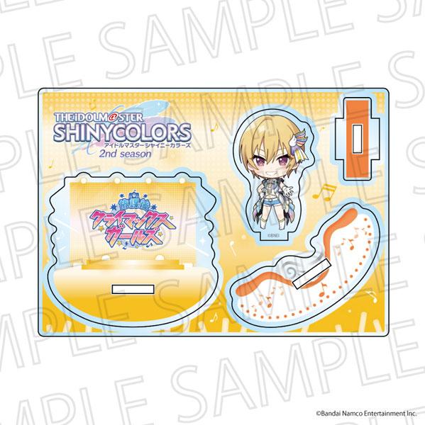 [預訂] 動畫偶像大師 西城樹里搖晃立牌，含角色、舞台及配件零件。