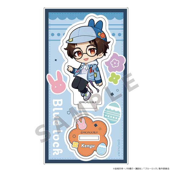 [預訂]藍色監獄雪宮劍優牛仔復活節立牌，Q版人物戴帽子。