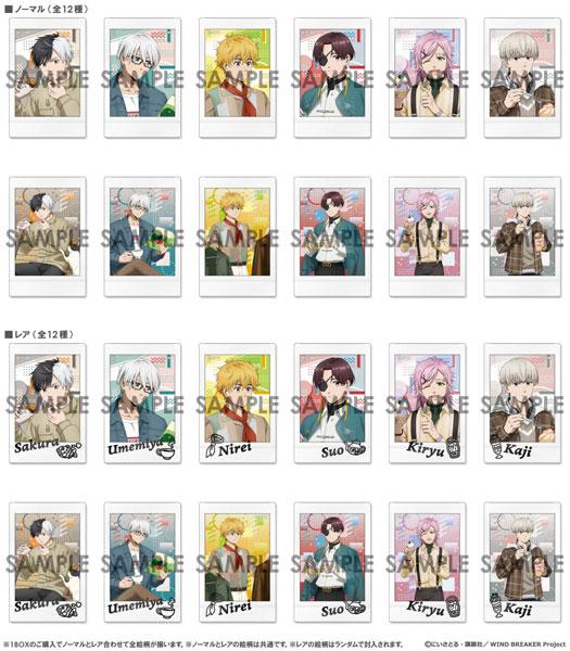 [預訂] 防風少年角色收集～weekend～BOX，包含12款角色卡片，展示其中多款設計。