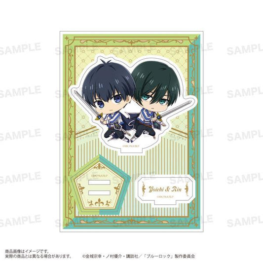 [Pre-order] TV Animation Blue Prison Standing Card (Cosplay!) Knight ver. Keiseiichi &amp; Itoshi Rin "February 25 Pre-order"