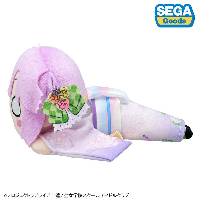 [預訂] Love Live!蓮之空女學院學園偶像俱樂部 躺臥 毛公仔 “安養寺姬芽-加賀友禪合作款服裝”(S)《25年12月預約》