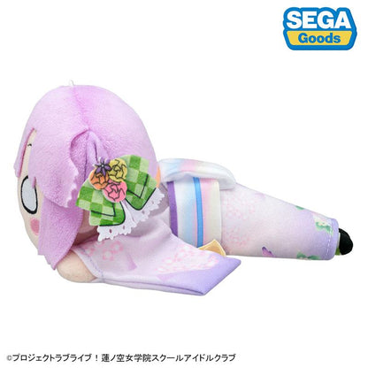 [預訂] Love Live!蓮之空女學院學園偶像俱樂部 躺臥 毛公仔 “安養寺姬芽-加賀友禪合作款服裝”(S)《25年12月預約》