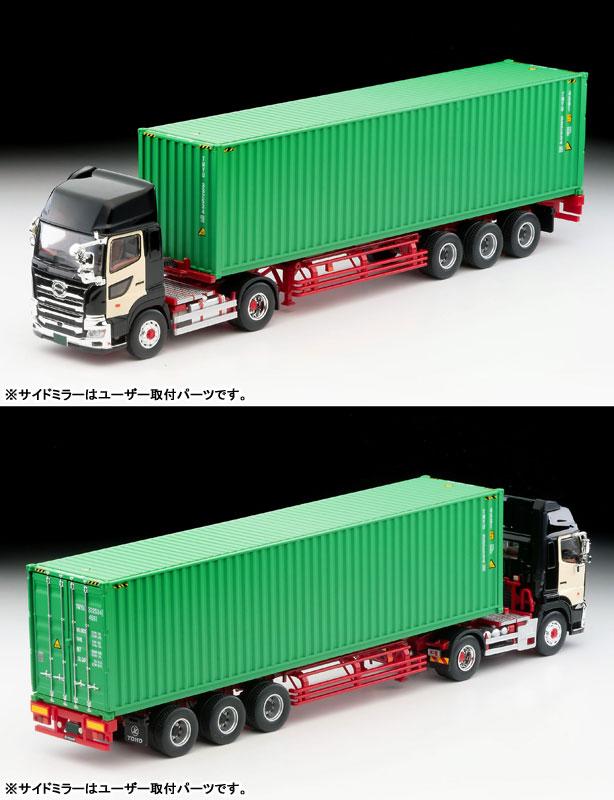 [預訂] Tomica Limited Vintage NEO LV-N292c 日野Provia 40ft海上集裝箱拖車（東方車輛TC36H1C34）（黑色）《24年11月預約》