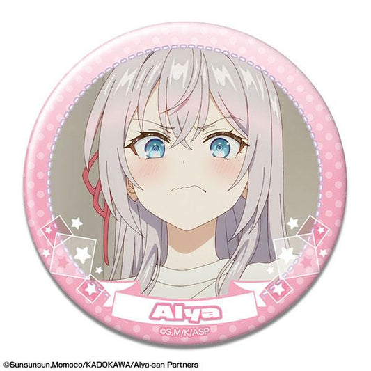 [Pre-order] TV animation "Ellie's classmate next to me who occasionally speaks softly in Russian to hide her shame" Badge design 05 (Ellie/E) "Reservation for November 24"