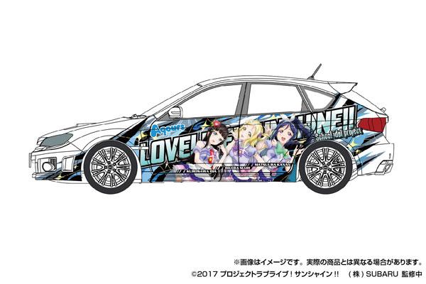 [預訂] 1/24 痛車 No.2 Love Live! Sunshine!! GRB IMPREZA WRX STI ’10(SUBARU) 模型《25年3月預約》