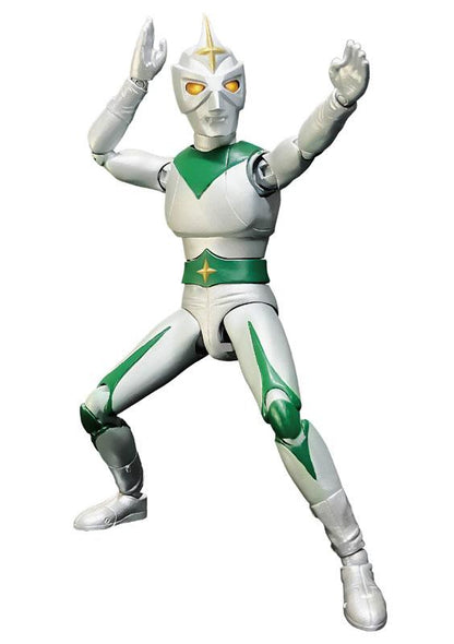 [預訂] HERO ACTION FIGURE NEXT鏡子超人完成品模型站立姿勢，雙手抬起。