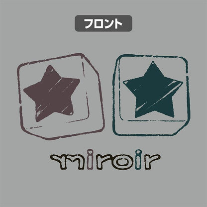 [預訂] 偶像大師 灰姑娘女孩 miroir標誌 T恤/MIX GRAY-M《25年10月預約》