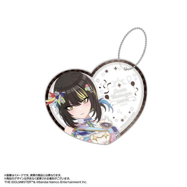 [預訂] 偶像大師閃耀色彩掛件：斑鳩路加，心形設計，帶珠鏈。