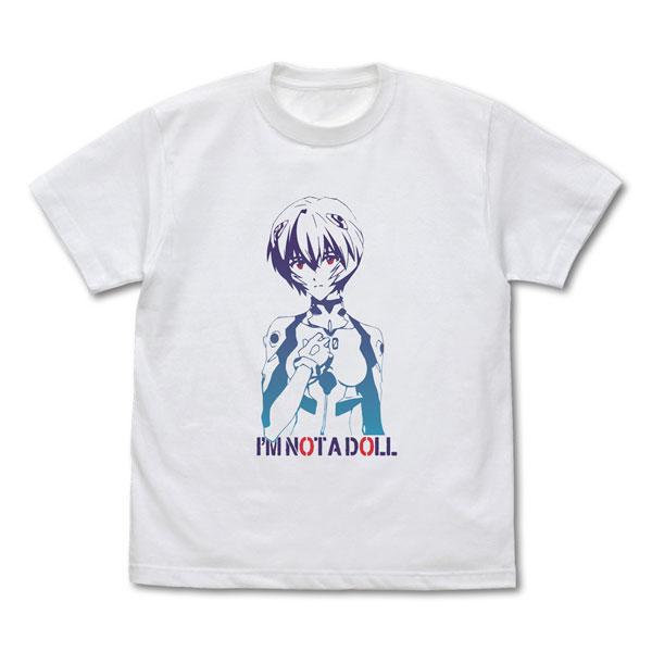 [預訂] EVANGELION 綾波零 漸層 T恤/WHITE-XL《25年10月預約》