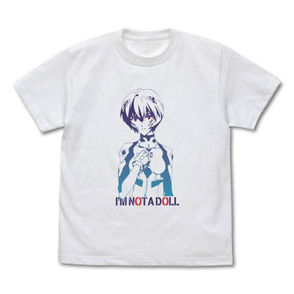 [預訂] EVANGELION 綾波零 漸層 T恤/WHITE-XL《25年10月預約》