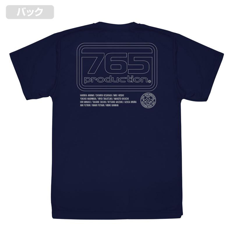 [預訂] 偶像大師 765 Pro Logo 乾爽 T 恤/NAVY-XL《25年11月預約》