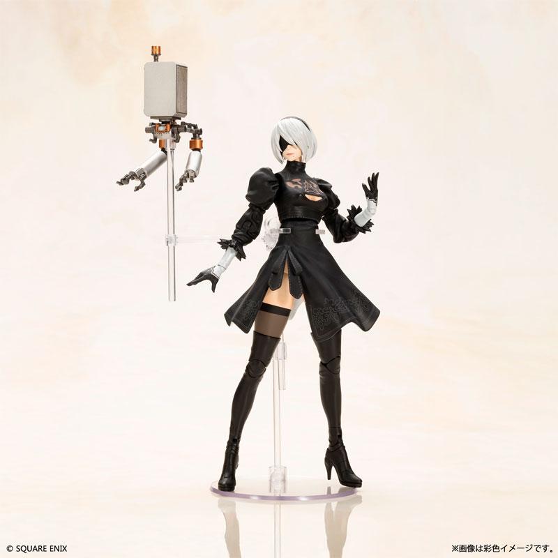[預訂] NieR：Automata 2B(寄葉二號B型) 塑膠模型套件，站姿，附機械組件。