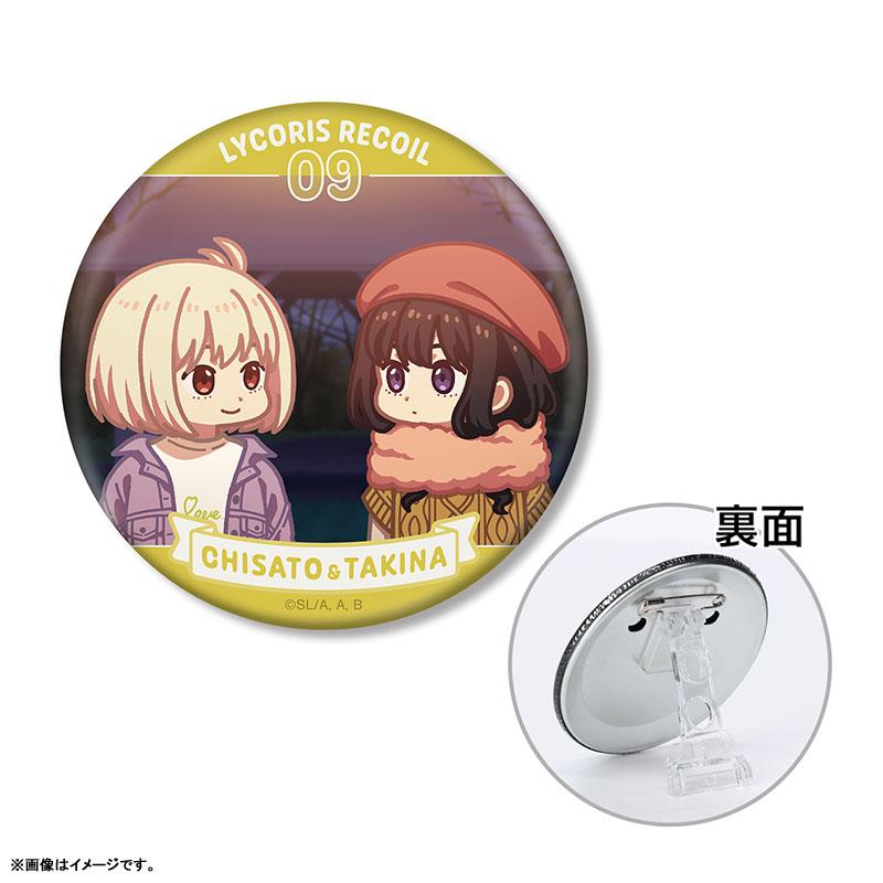 [預訂] TV動畫「Lycoris Recoil 莉可麗絲」 錦木千束＆井之上瀧奈 Yuru Koma 3WAY徽章 ver.H《25年9月預約》