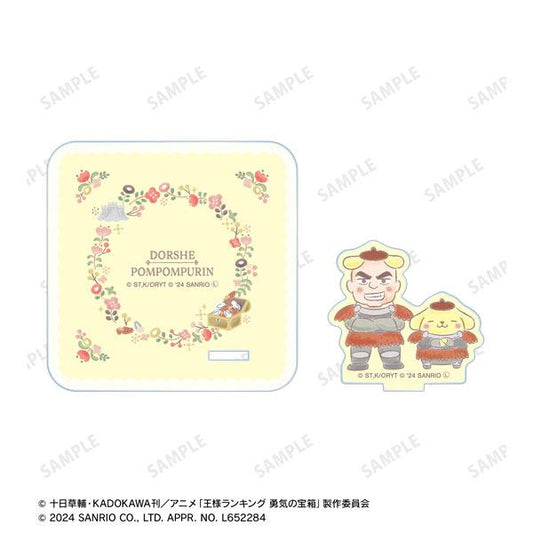 [Pre-order] King Ranking × Sanrio Character Druse × Pudding Dog Stand Comes with Coaster "Pre-order for January 25"