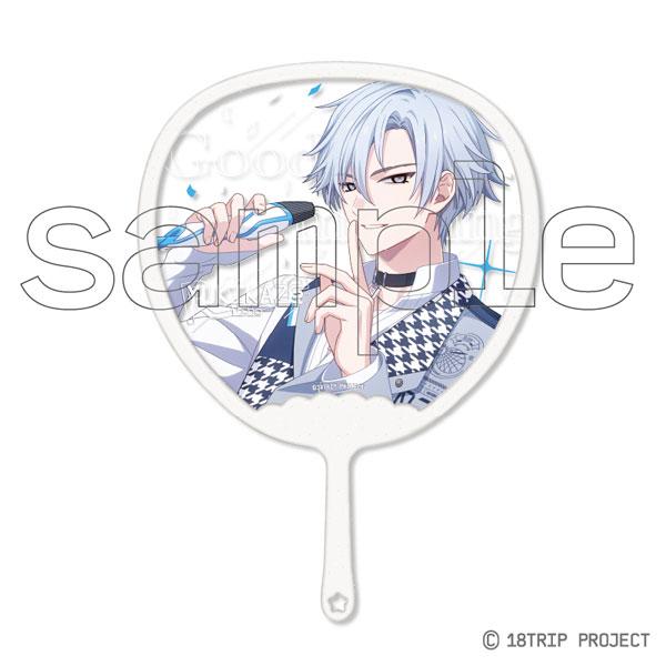 [預訂] 18TRIP 神名雪風應援透明團扇，手持麥克風角色立繪設計。