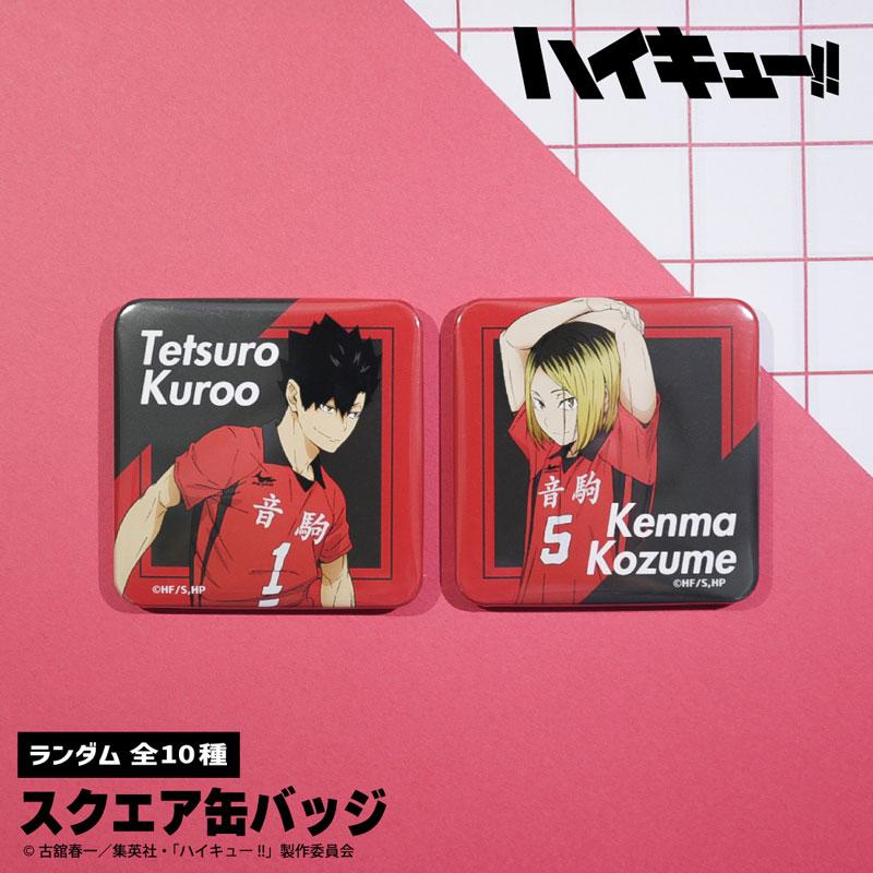 [預訂] 動畫「排球少年！！」隨機方形徽章 10個入BOX《25年4月預約》