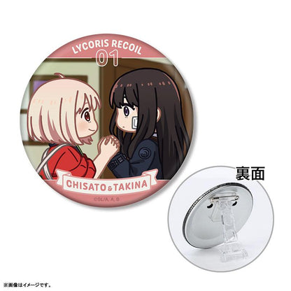 [預訂] TV動畫「Lycoris Recoil 莉可麗絲」 錦木千束＆井之上瀧奈 Yuru Koma 3WAY徽章 ver.A《25年9月預約》