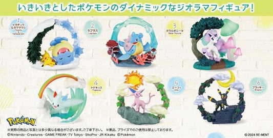 [Pre-order] Pokemon Pokemon Circular diorama collection 6 pieces in BOX "Reservation for August 24"