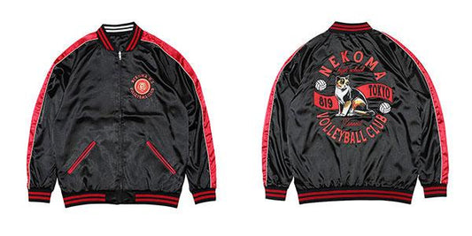 [預訂] 動畫「排球少年！！」刺繡夾克 音駒高中 M《25年12月預約》