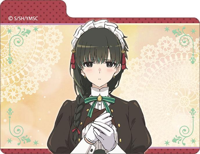 角色牌組收納盒MAX NEO，女僕冥土小姐「雪」設計，穿著制服。