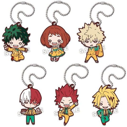 [Pre-order] Nitotan My Hero Academia Party Time Rubber Mascot 6 pieces in BOX "Reservation for November 24"