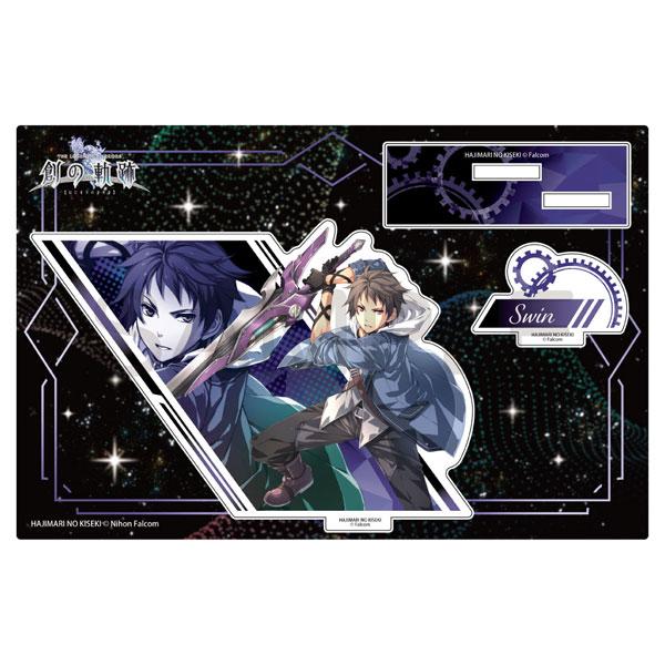 [預訂] 創之軌跡 Cut-in 立牌，斯溫持武器的立繪設計。