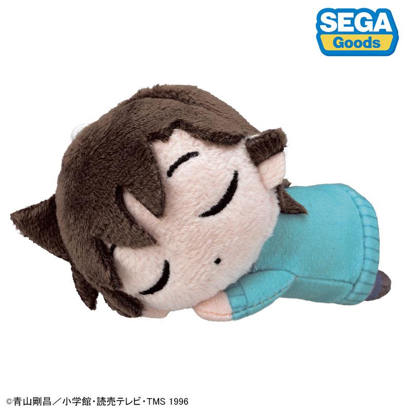[預訂] 名偵探柯南 晚安毛公仔 Puchi Vol.6 其中一款設計，角色閉眼睡覺的絨毛娃娃。
