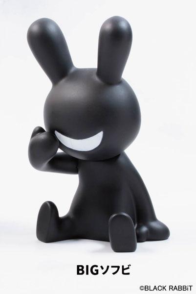 [Pre-order] BLACK RABBiT BIG SOFVI COLOR: Black soft plastic model "Pre-order for May 24"