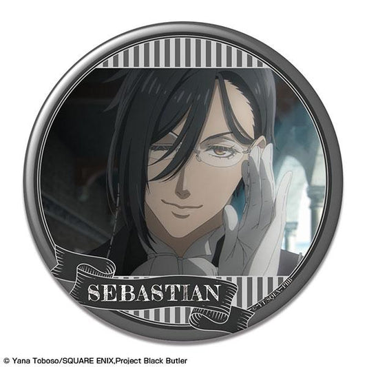 [Pre-order] TV Animation Black Butler - Boarding School Chapter - Badge Design 01 (Sebastian Michaelis/A) "Reservation for November 24"