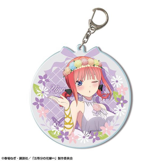 [Pre-order] Five-quarter wedding ∽ Large keychain design 02 (Nakano Nino/Flower Fairy ver.) (Resale) "Pre-order for September 24"