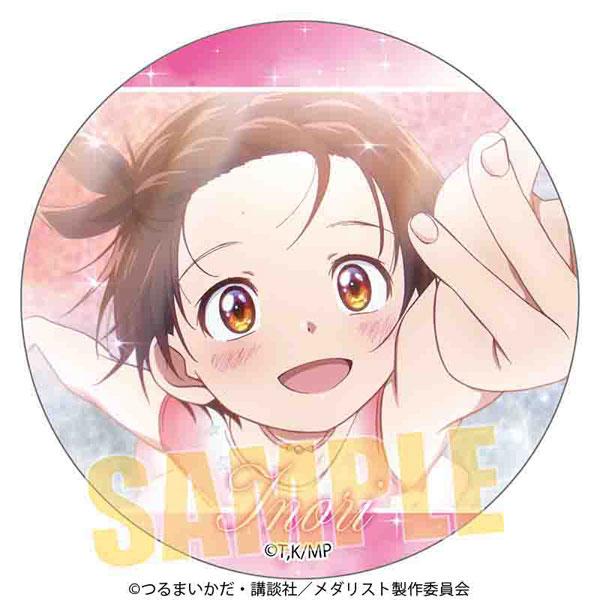 金牌得主 回憶徽章，角色特寫，笑容燦爛，粉色背景，預約商品.