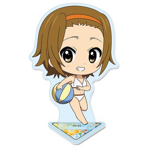 [預訂] 輕音少女 田井中律 泳裝ver. 立牌，手持沙灘球的Q版人物。