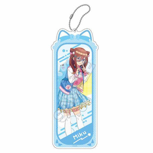 [Pre-order] Five-quarter wedding∽ Pastel fashion keychain BIG Nakano Miku "Reservation for September 24"