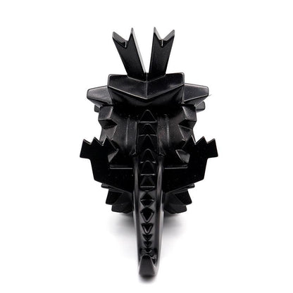 [預訂] SOFVIPS 快樂龍 太空銀 完成品模型，正面特寫。