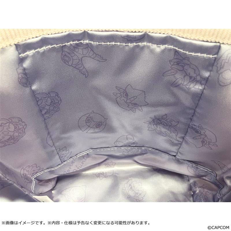 [預訂] 魔物獵人 MonDefo 燈芯絨迷你手提袋《26年3月預約》