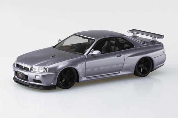 [預訂] 樂Pla Snap套件 No.12CU-AS 日產 R34 Skyline GT-R 客製化輪框(運動家 銀) 模型《25年10月預約》