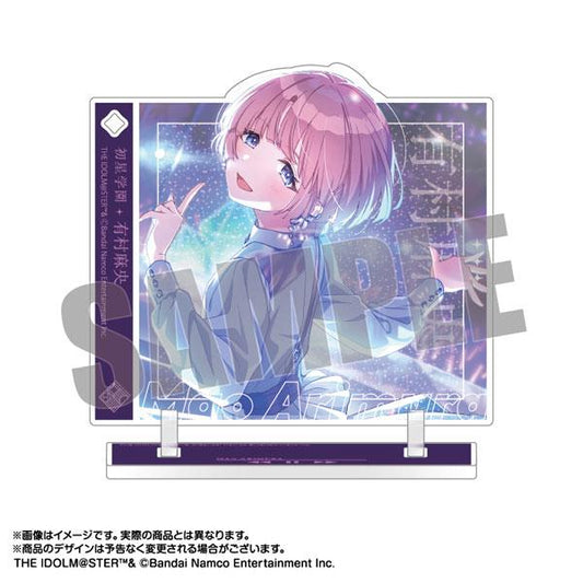 [Pre-order] School Idol Master Jacket Design Badge &amp; Standing Plaque Mayo Arimura "March 25 Pre-Order"