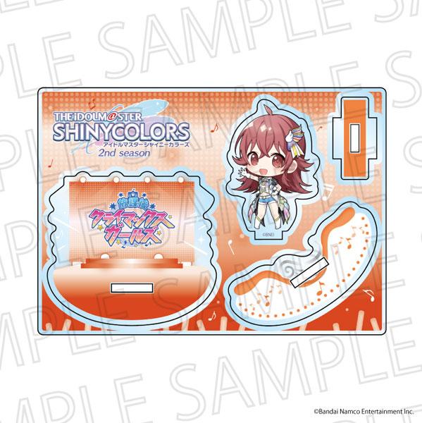 [預訂] 動畫「偶像大師 閃耀色彩 2nd season」小宮果穂搖晃立牌拆分組件，包括舞台背景、人物立牌等。