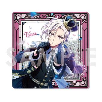 偶像星願閃閃立牌Collection Vol.2，九條天手持麥克風立繪，背景為裝飾邊框。