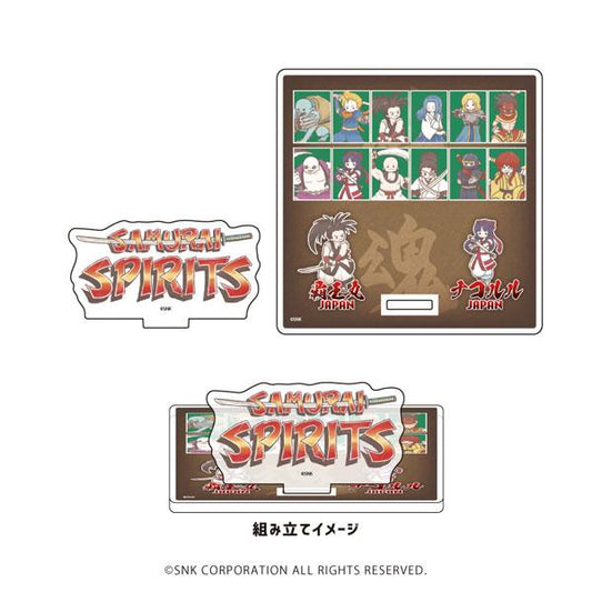 [預訂] 壓克力杯墊立架「SAMURAI SPIRITS」01/分割設計(圖形藝術插圖)《24年7月預約》