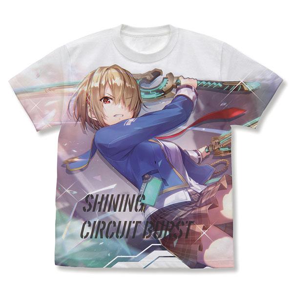 [預訂] 緋染天空 Heaven Burns Red 茅森月歌 閃光迴路的爆發 全綵圖案T恤/WHITE-S《25年6月預約》