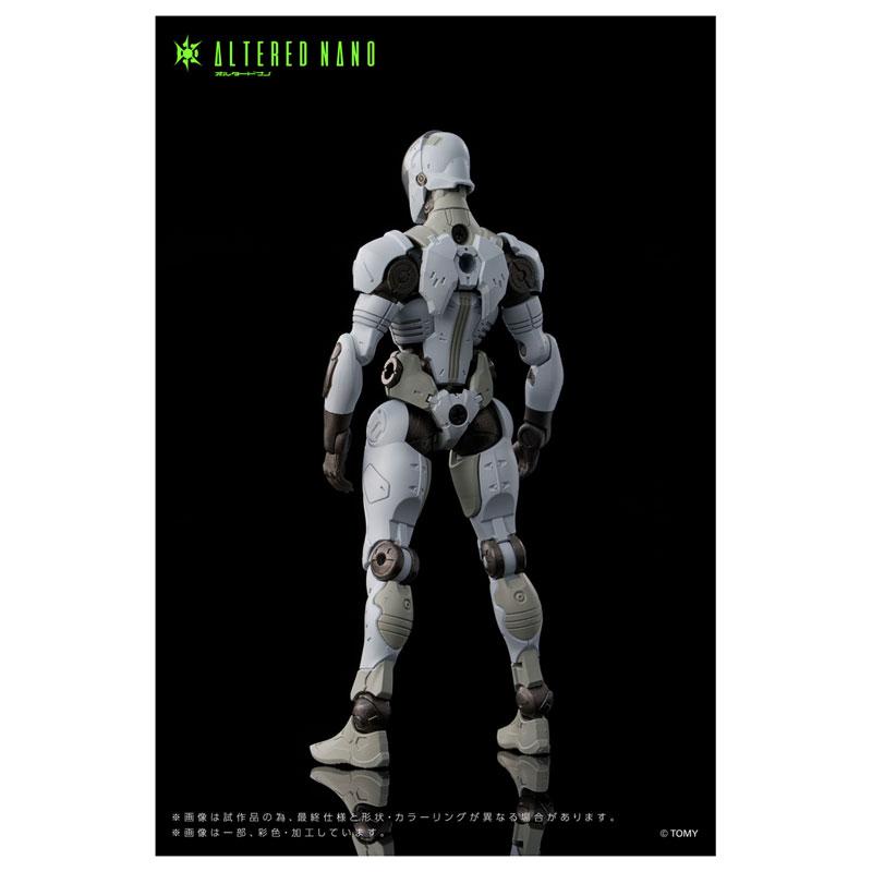 Altered Nano AN-01 Alt FRIGATE〈護衛艦〉背視圖，白色機甲造型。