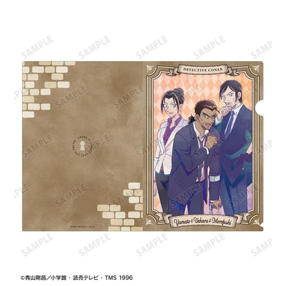 名偵探柯南 大和敢助、上原由衣、諸伏高明 Ani-Art 第9彈透明資料夾圖樣。