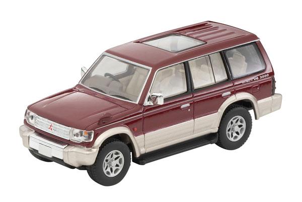 [預訂] Tomica Limited Vintage NEO LV-N206b 三菱 帕傑羅 中型車頂寬 VR (紅色/米色) 96年款《25年2月預約》