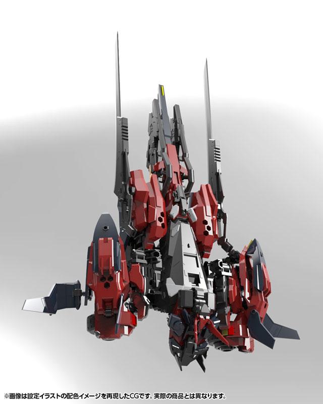 [預訂] Hexa Gear VELOCE改 1/24 組裝模型，紅色和灰色配色。