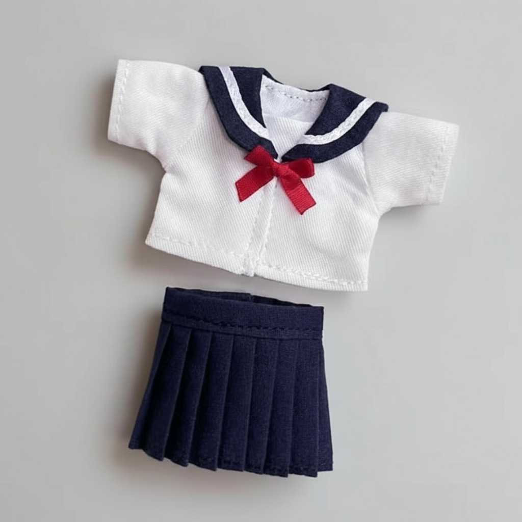 經典學院水手服套裝 [OB11/黏土娃]