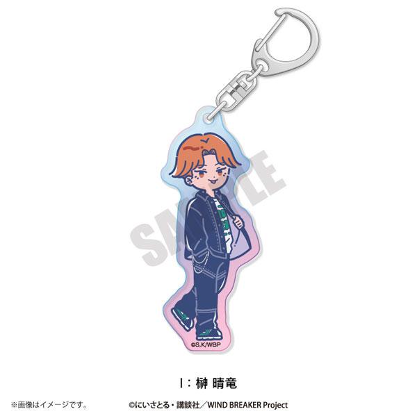 [預訂] 防風少年 Retro Pop 極光鑰匙扣：榊晴龍全身立繪。